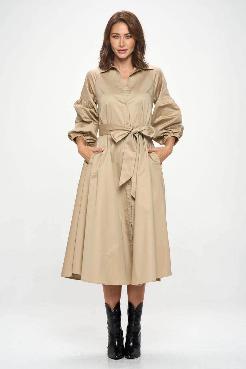 Maxi Shirt Dress