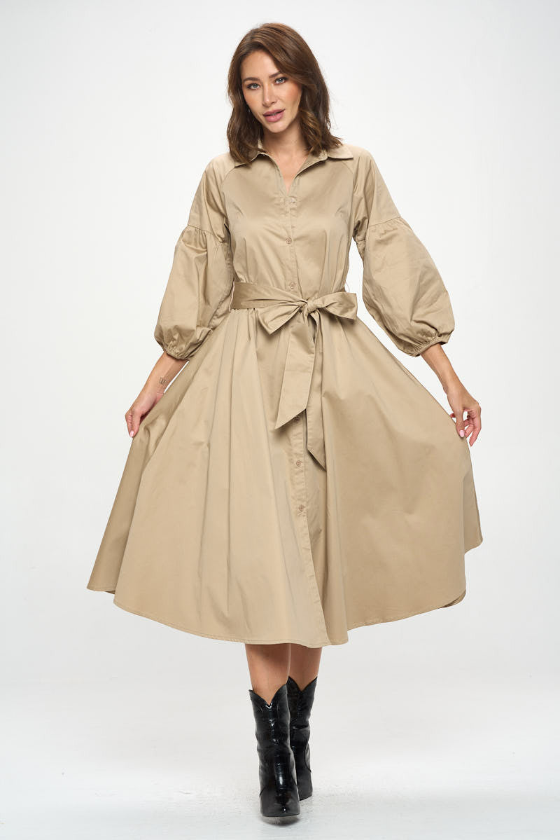 Maxi Shirt Dress